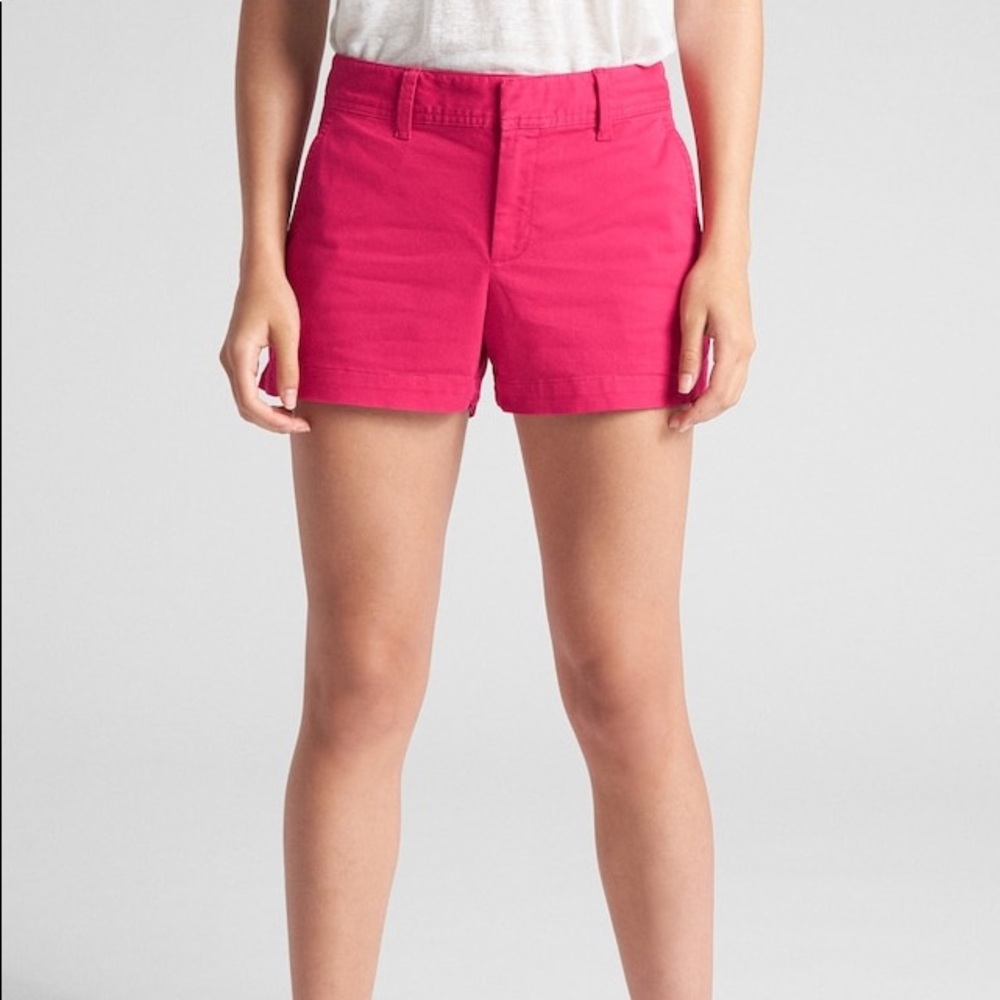 NWT GAP Shorts 3” Mid Rise Formal Pink